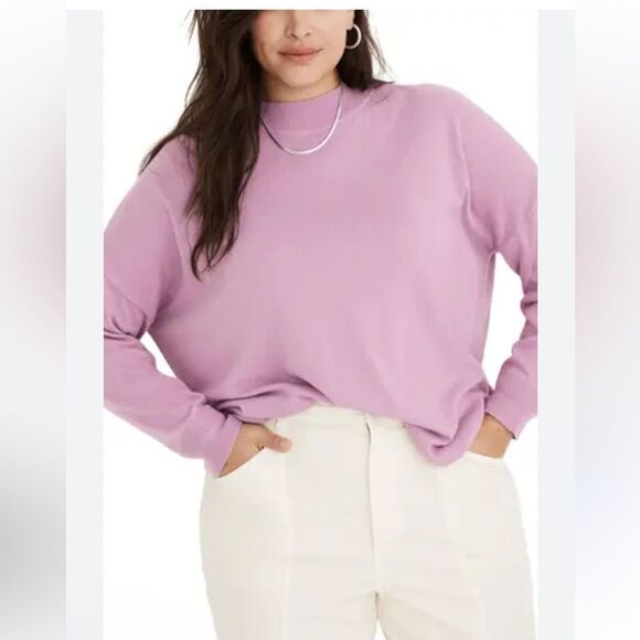 Madewell Ashbury Mockneck Sweater - Picture 1 of 5